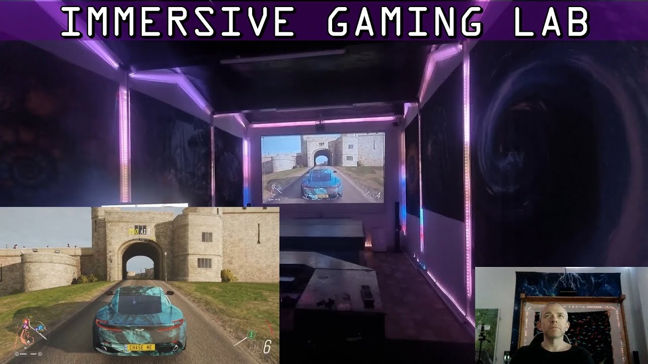 Forza Horizon 4 Scenic Driving | Immersive Gaming Lab (LED Cinema Setup)