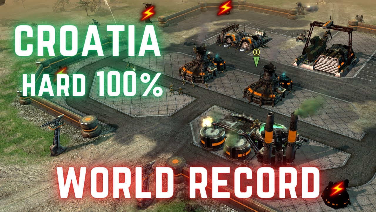 C&C3 Tiberium Wars Croatia [Hard, 100%] WORLD RECORD