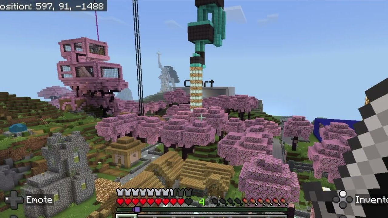 The difference between a world realm and server