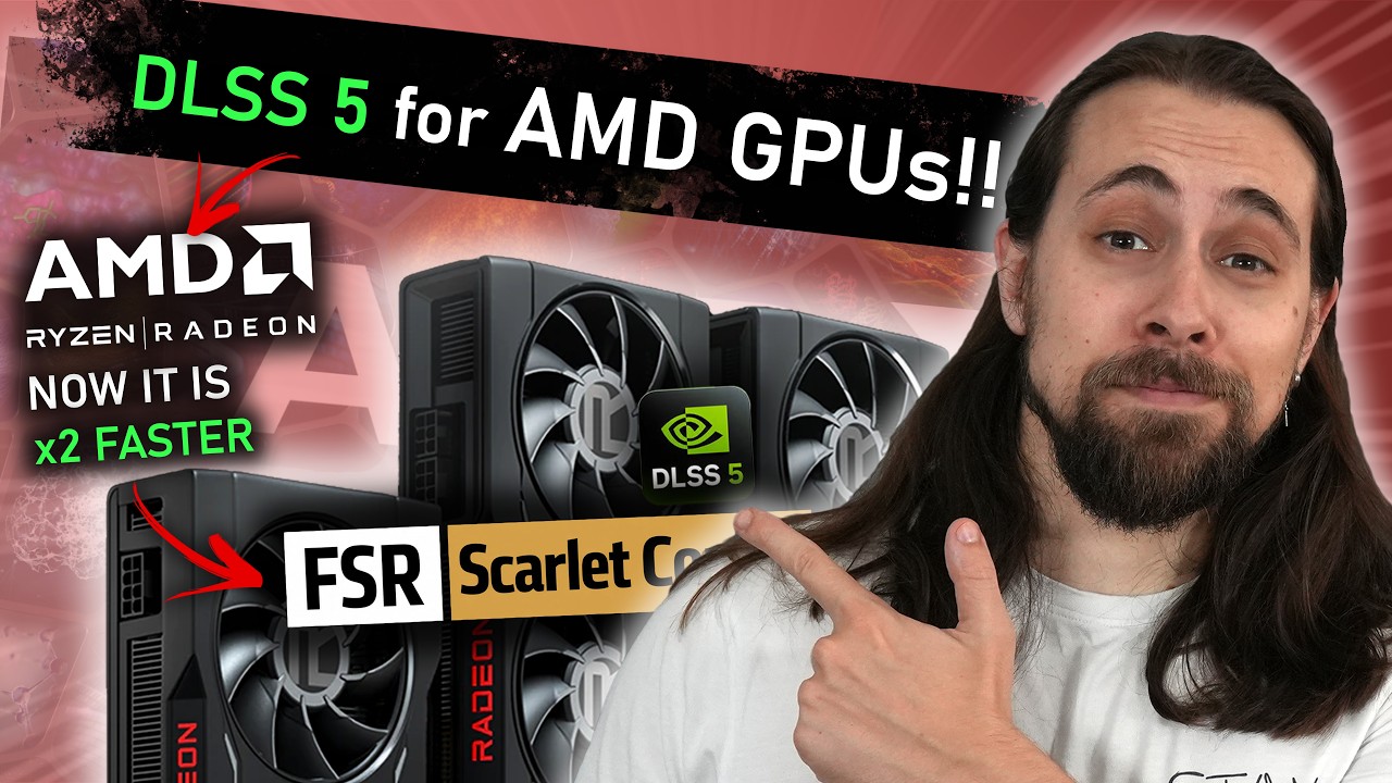 Прирост FPS благодаря DLSS 5 для видеокарт AMD!! Скоро возможен ДВОЙНОЙ FPS!!