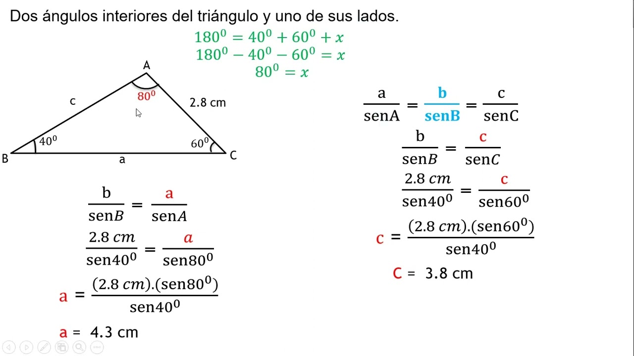 LEY DE SENOS - FÁCIL
