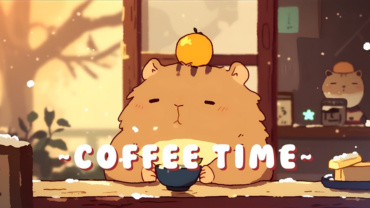 Capybara Music Lab - Calming Beats & Melodies ~ Relaxing Vibes ~ 🦫 🌙 📖