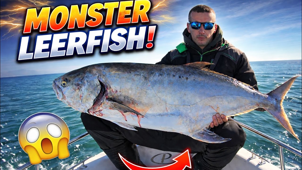 -Monster Leerfish Caught Trolling a Soft Lure! | Daiwa BG 8000