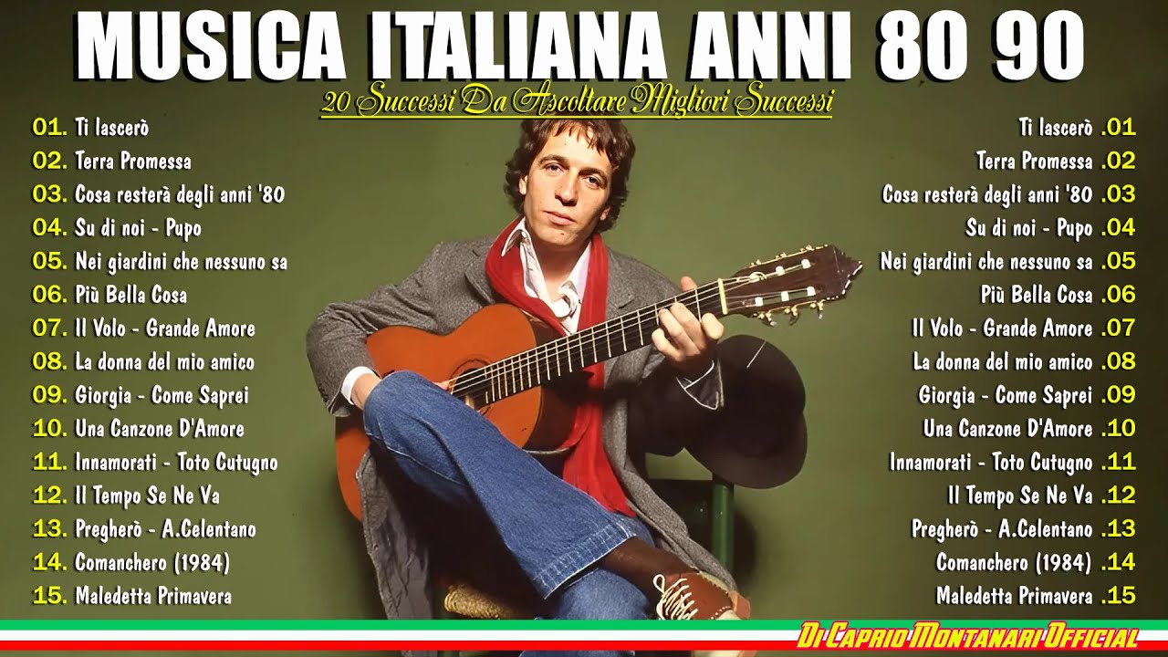 Musica Italiana Anni 80 90 ⭐ 20 Successi Da Ascoltare Migliori Successi ⭐Italian Music