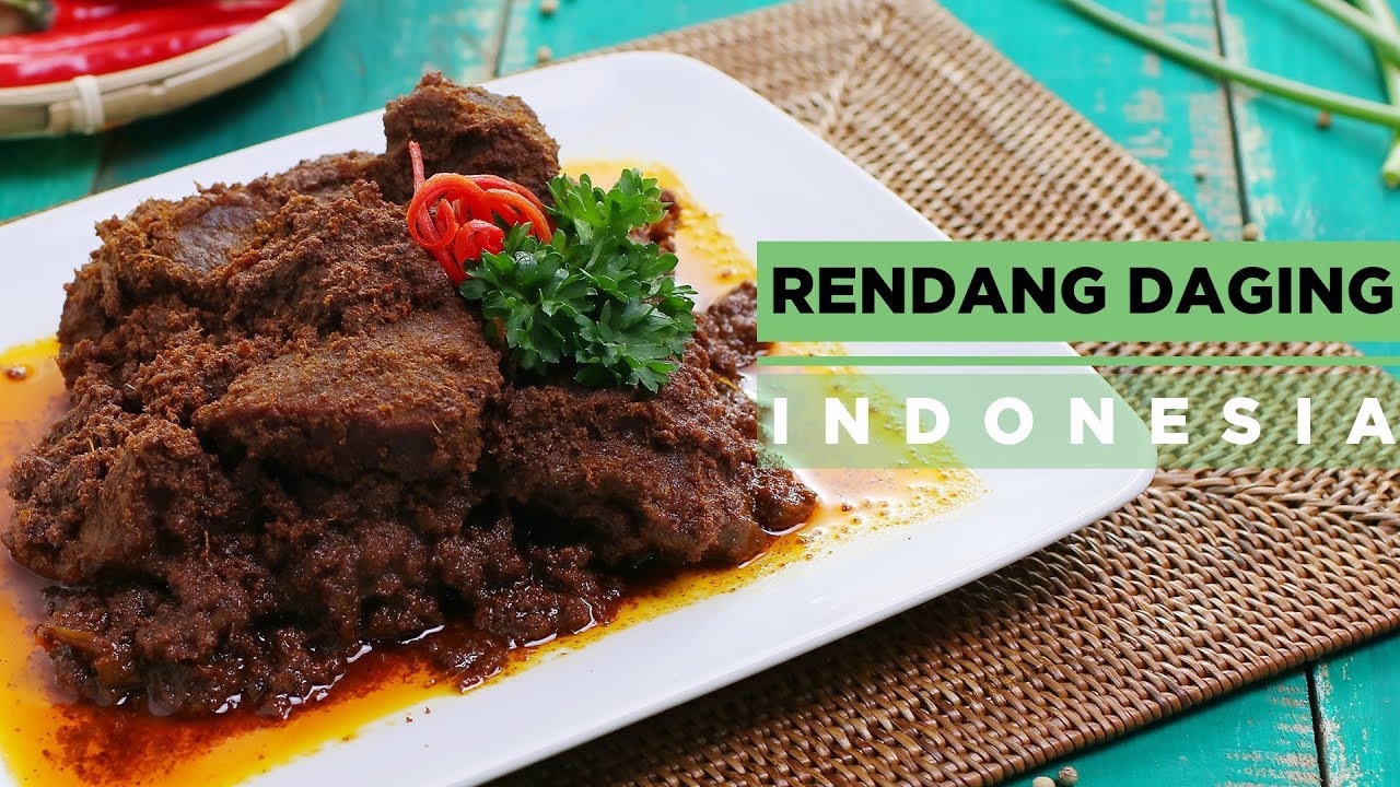 RENDANG DAGING INDONESIA DAN TEMPE GORENG METODE MARINASI DESAKU