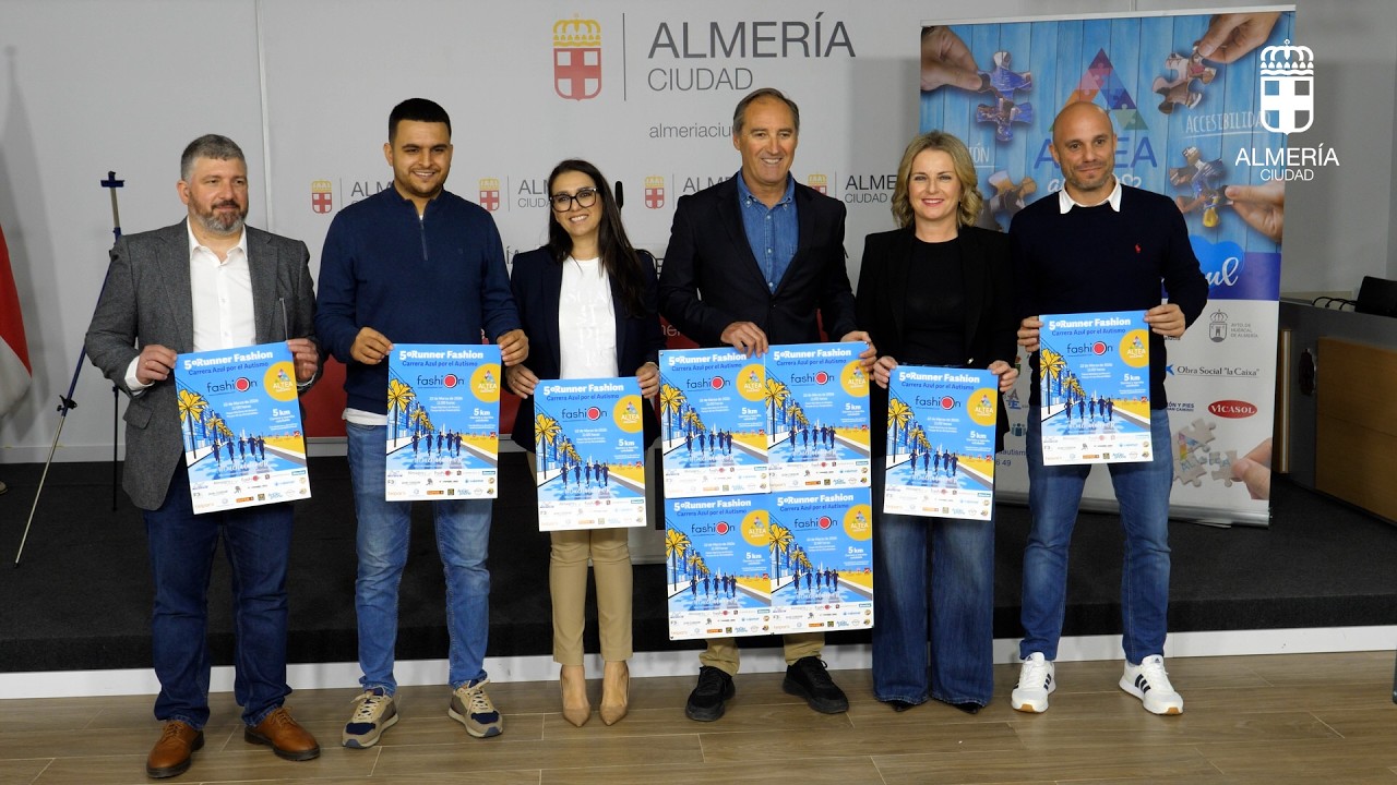 Presentación de la V Runner Fashion Carrera Azul por el Autismo