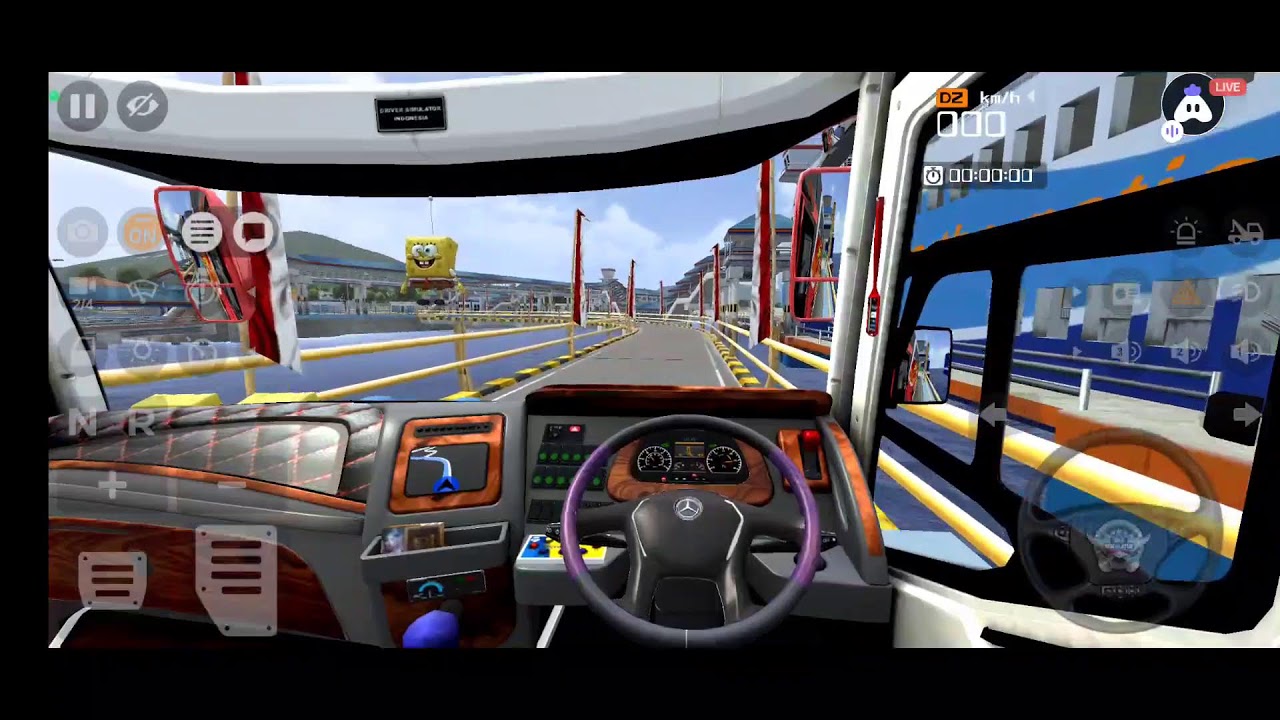 Indonesian BUSSID 441 : 😄 Happy stream | Playing Solo | Streaming with Turnip