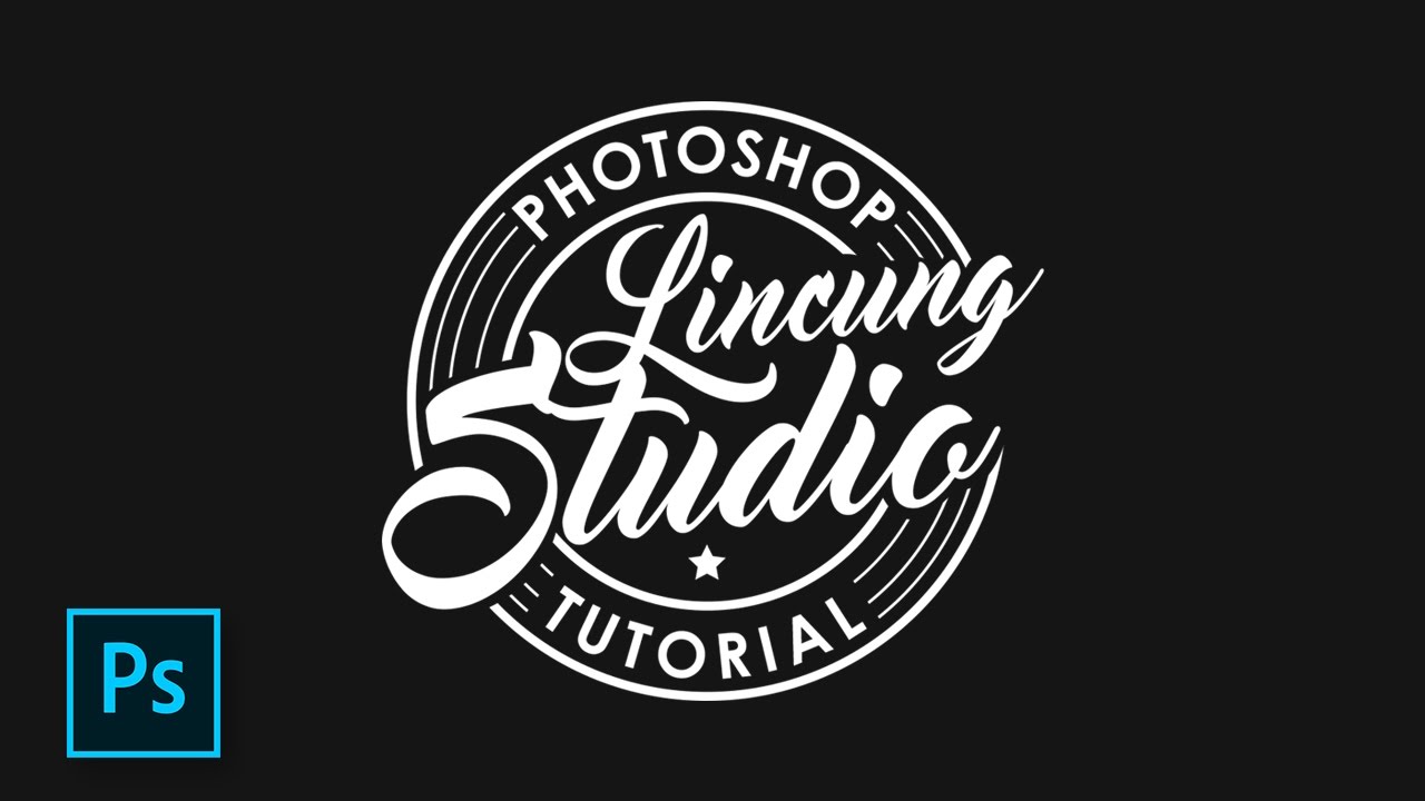 Cara Desain Logo Distro tema Retro dengan Photoshop - Photoshop Tutorial Indonesia