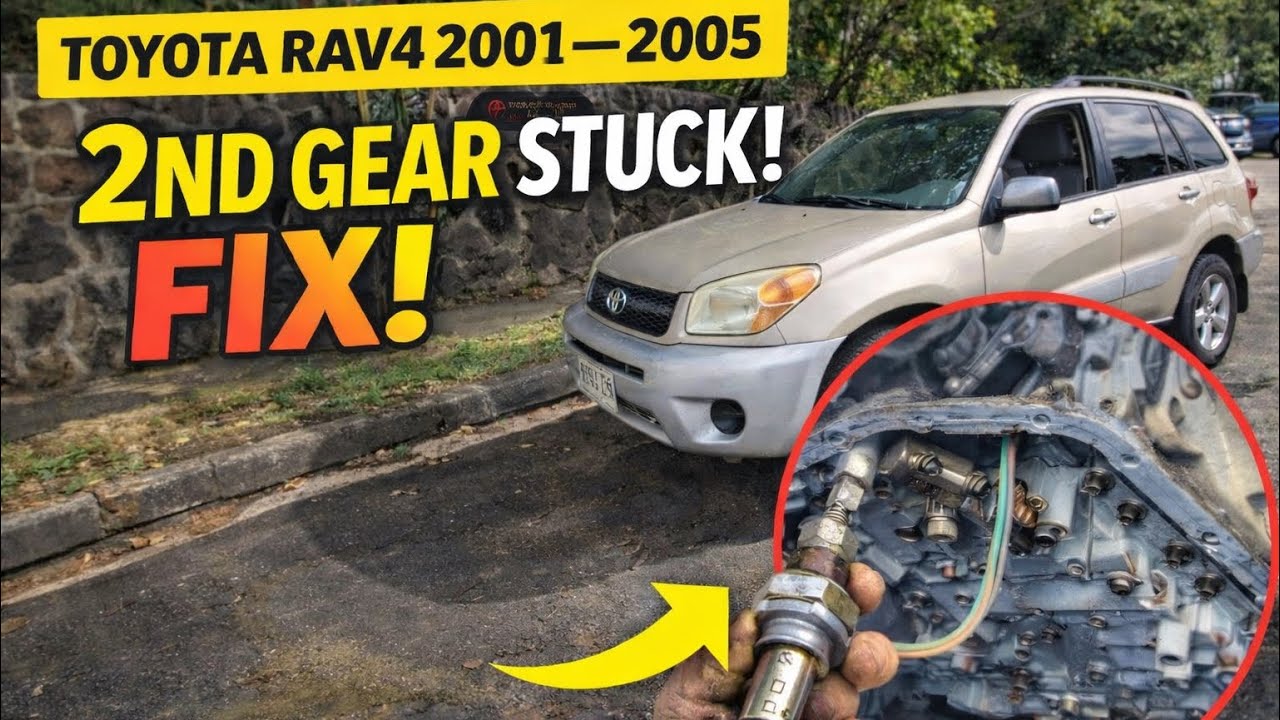 Устранение проблемы застревания 2-й передачи | Замена блока клапанов Toyota RAV4 2001–2005 (сдела...
