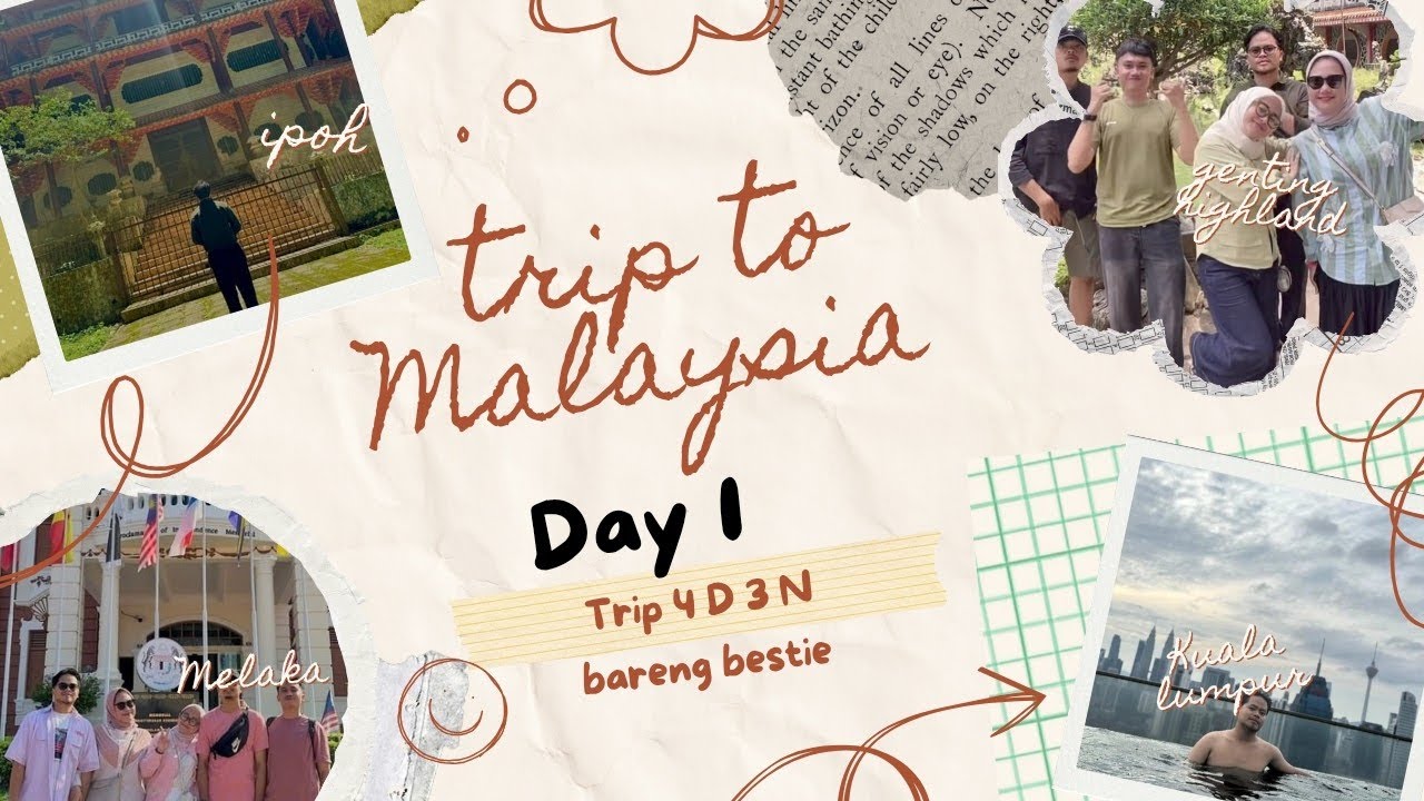 Trip 4 hari di Malaysia| Day 1 : Perjalanan ke Malaysia | Dari Bandara ke Hotel Bersama Bestie #vlog