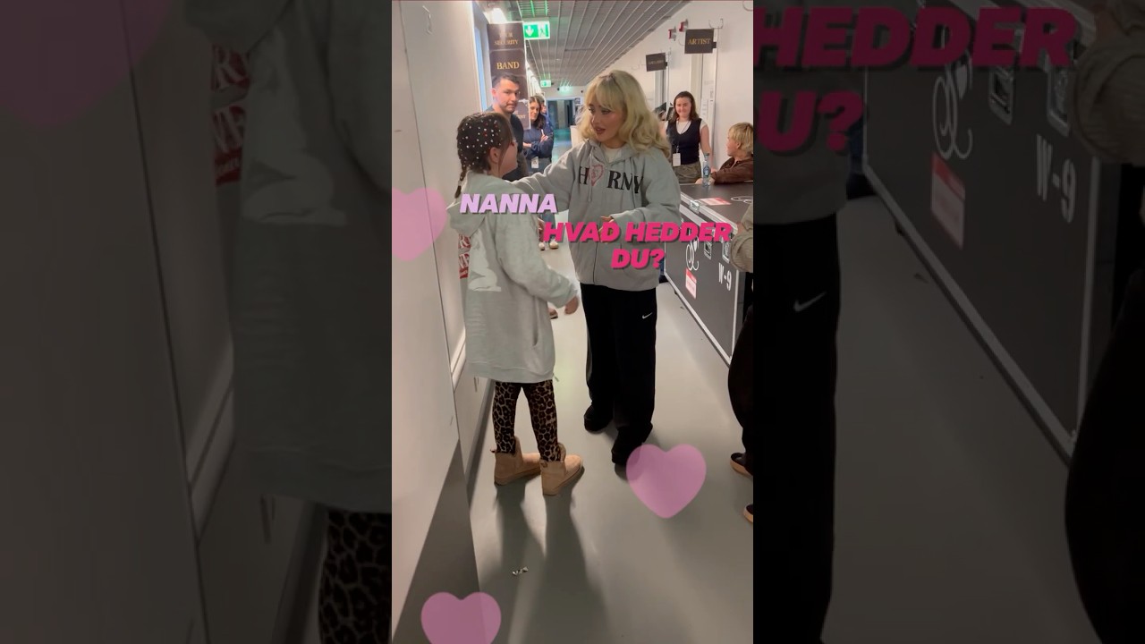 Nanna har M&Oslash;DT Sabrina Carpenter!😲✨🩷#sabrinacarpentertour #shorts #ultranyt