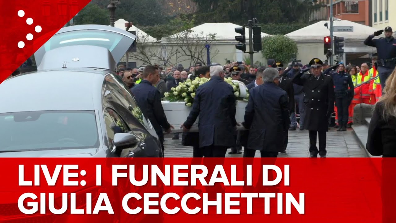 LIVE I funerali di Giulia Cecchettin a Padova e Saonara: diretta video