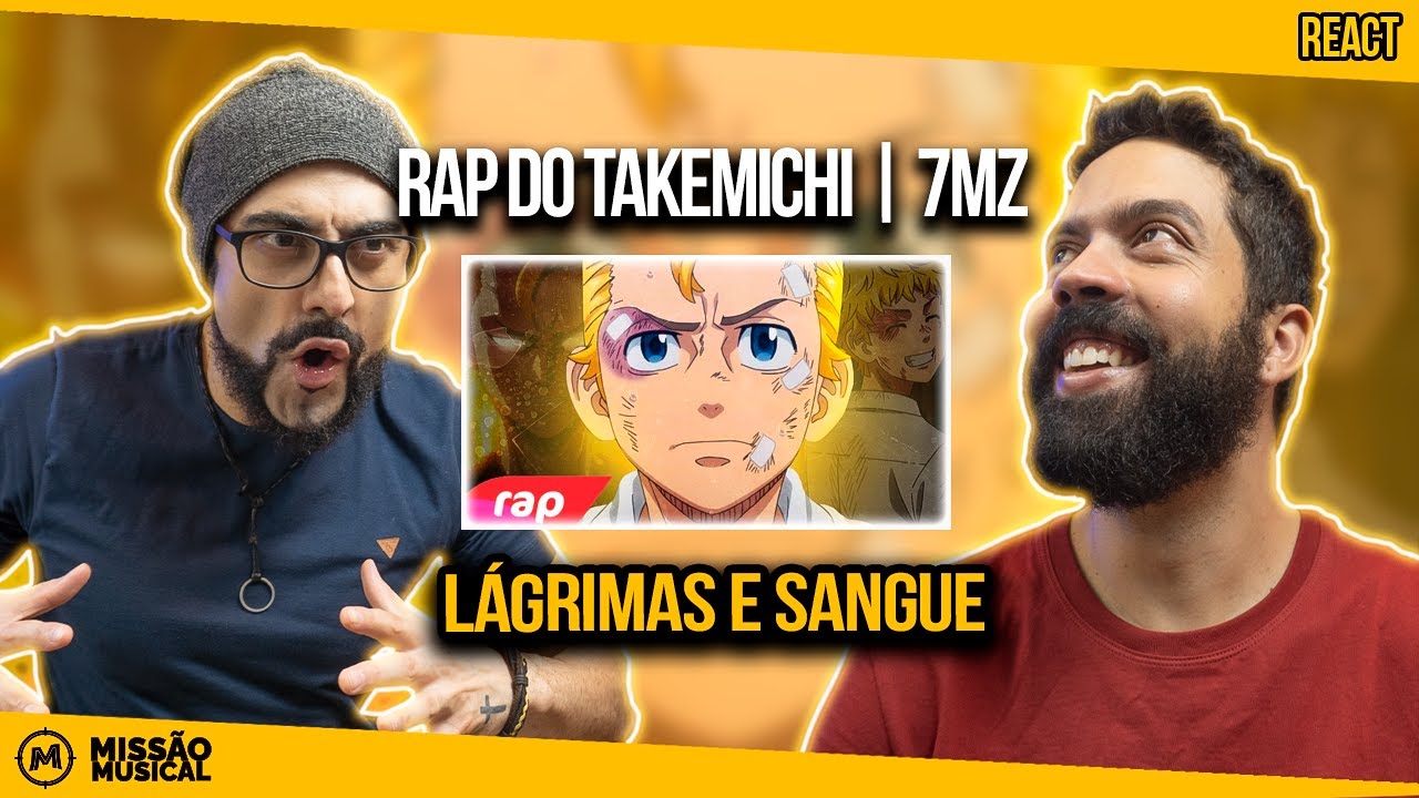 REACT de Rap do Takemichi (Tokyo Revengers) - LÁGRIMAS E SANGUE | NERD HITS