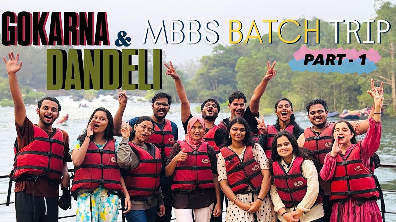 Dandeli MBBS Batch Trip 🌴 | Gokarna | Travel MBBS|Karnataka|#mbbs #trip #gokarna #dandeli #karnataka