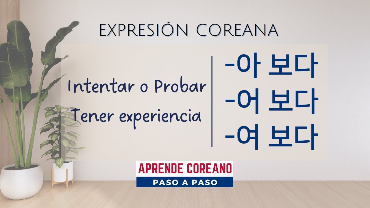 Gramática Coreana 아 보다 어 보다 여 보다 #idiomacoreano #gramáticacoreana #estudiarcoreano