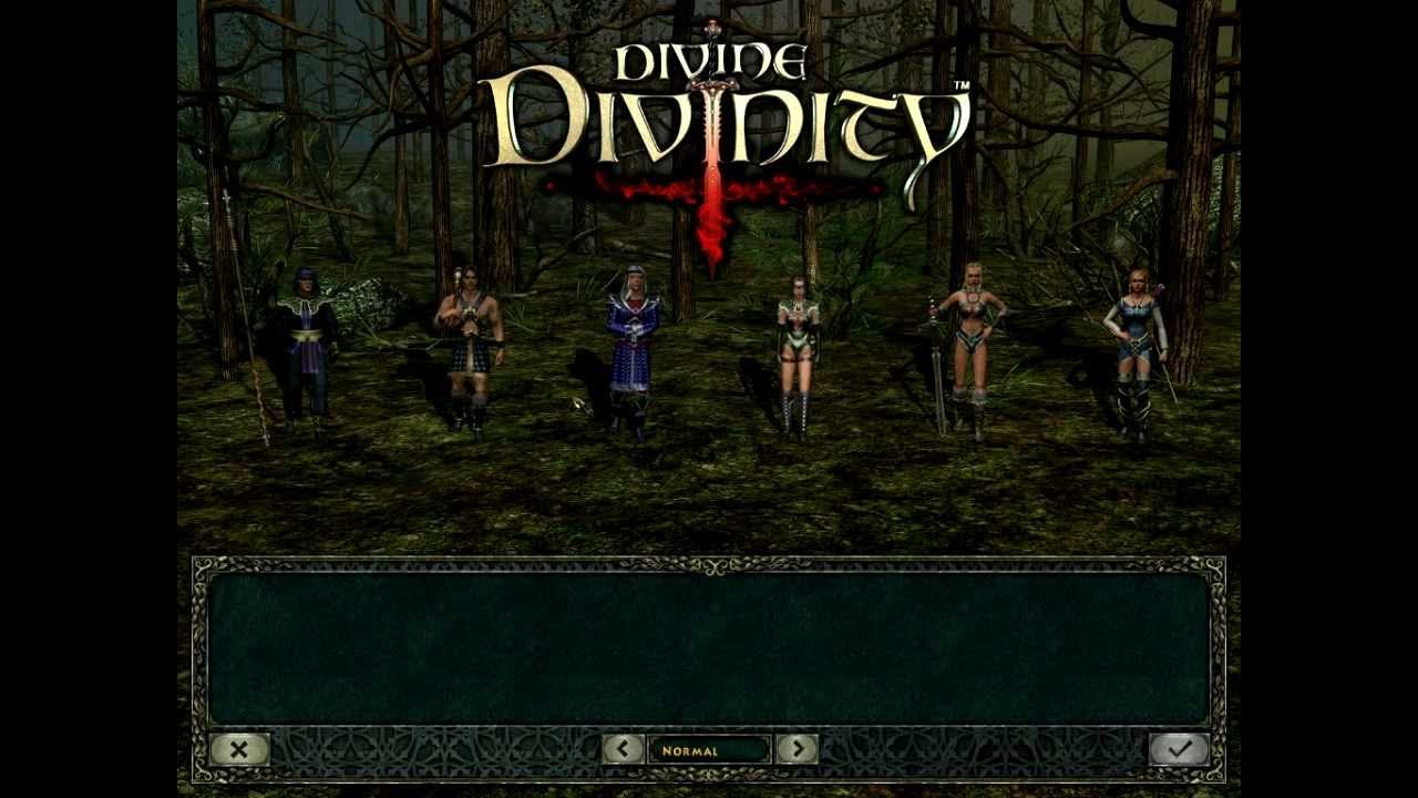 Divine Divinity, Classic game only played a short while before DOS.