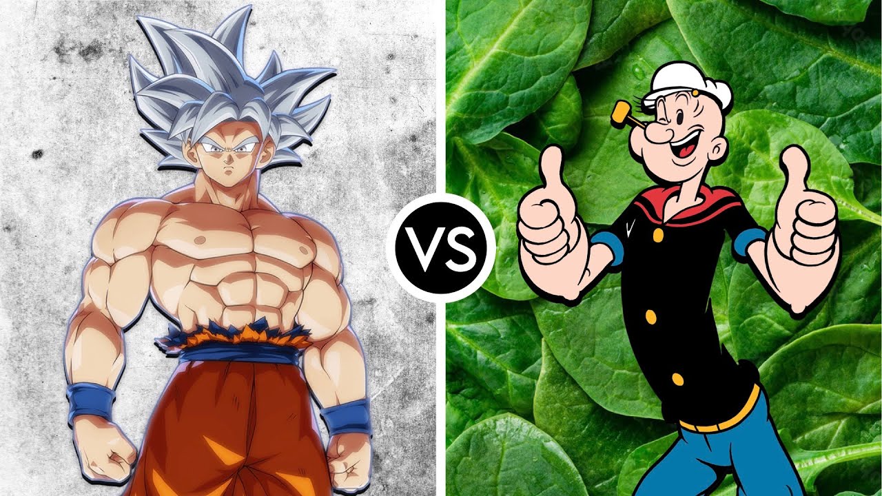 MUI Goku vs. Popeye | DEATH BATTLE!