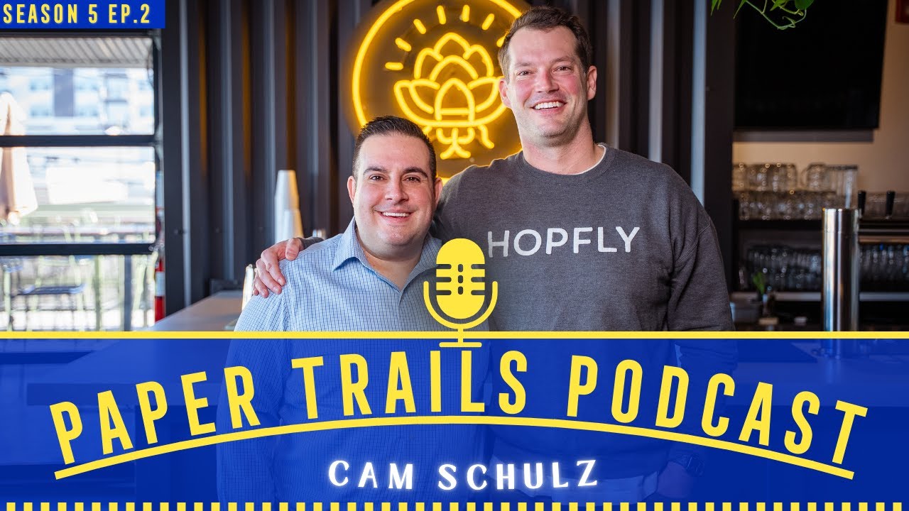 Paper Trails Season 5 Ep2 Cam Shulz, owner of HopFly Brewery