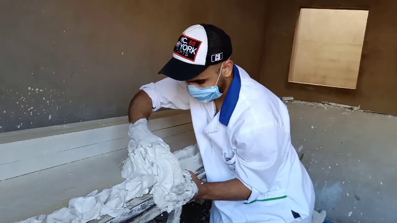 كيف صنع قالب جبس إنارة مخفية و (سطاف) decor Maroc