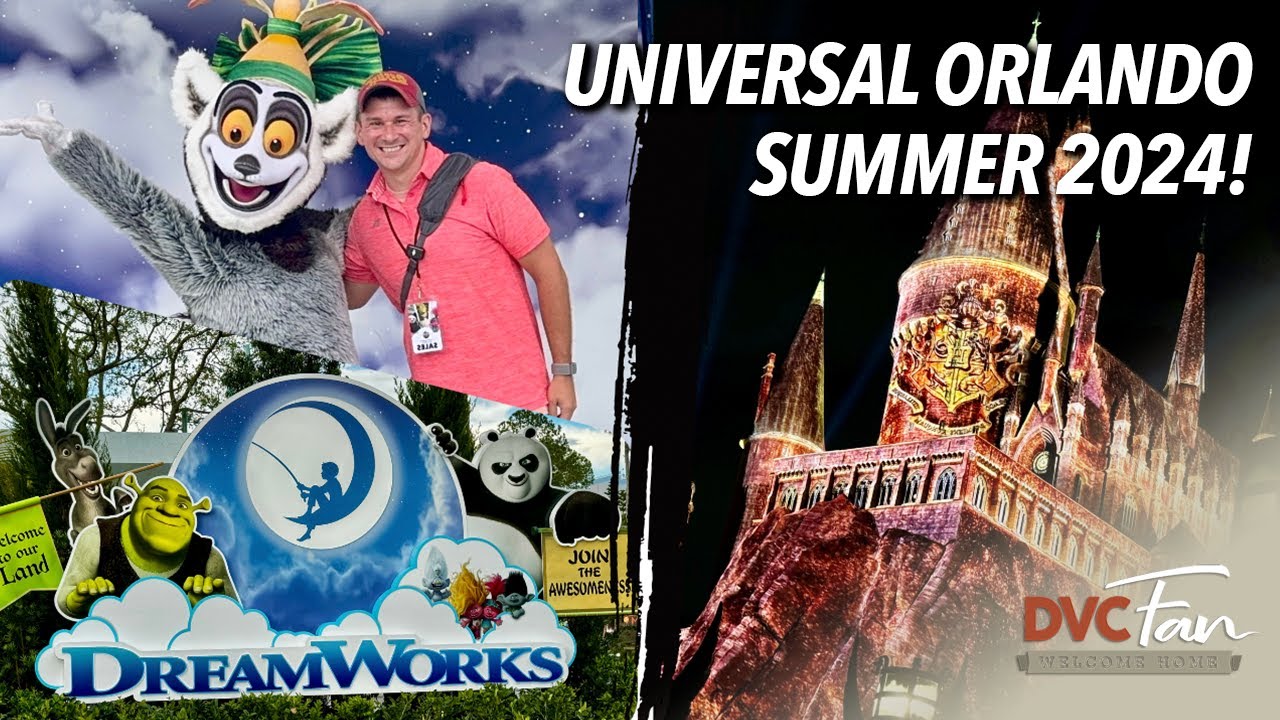 NEW DreamWorks Land, CineSational, and Hogwarts Castle Nighttime Shows at Universal Orlando!