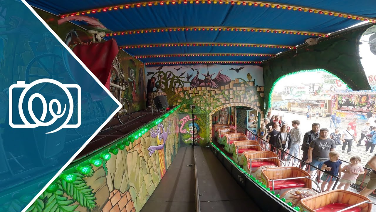 Geisterstadt (Fellerhoff) @ Rheinkirmes Düsseldorf 2023 - 4K Onride / POV Video
