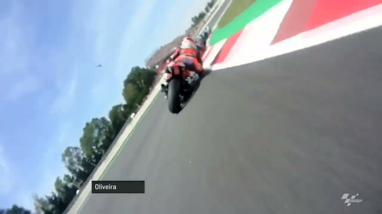 Moto2 2018 Catalunya Oiveira Onboard Start