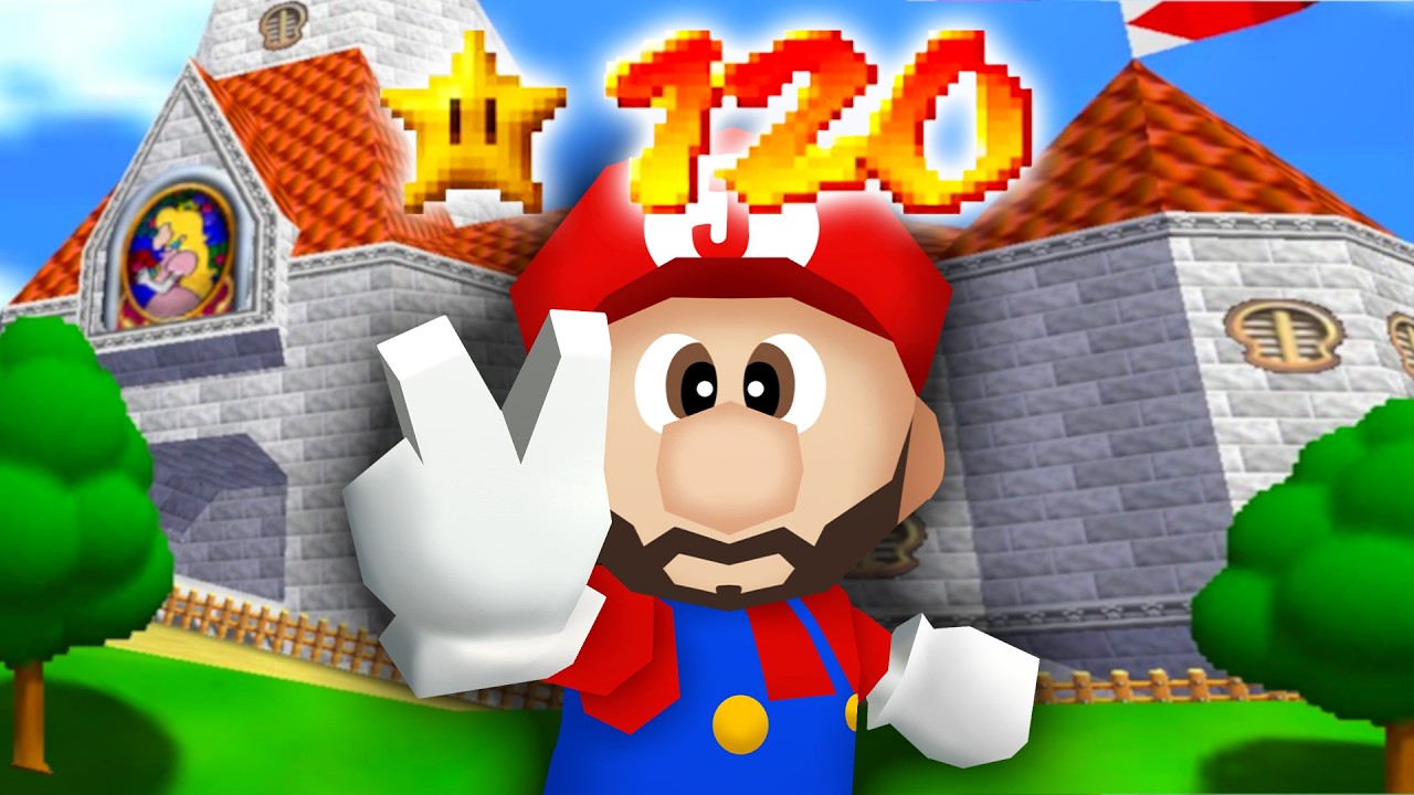 conseguí todas las estrellas de mario 64
