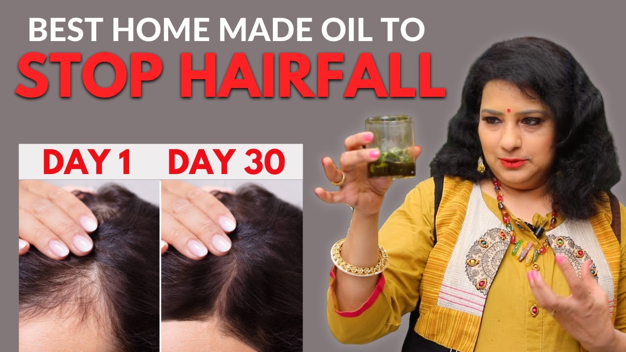 முன் நெற்றியில் முடி வளர இந்த Oil Use பண்ணுங்க! | Best Hairfall Control Oil | Vasundhara Tips