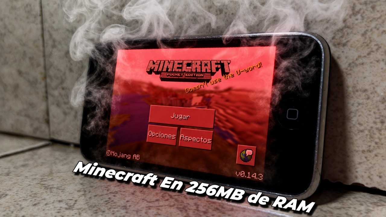 Prob&eacute; el Minecraft en un tel&eacute;fono de 2009 | 256MB de RAM 