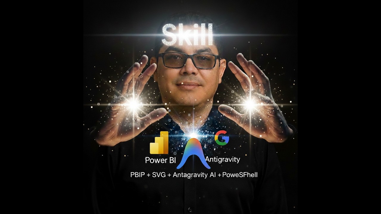 Automatizacion de Iconos Power B con Google Antigravity + Skill