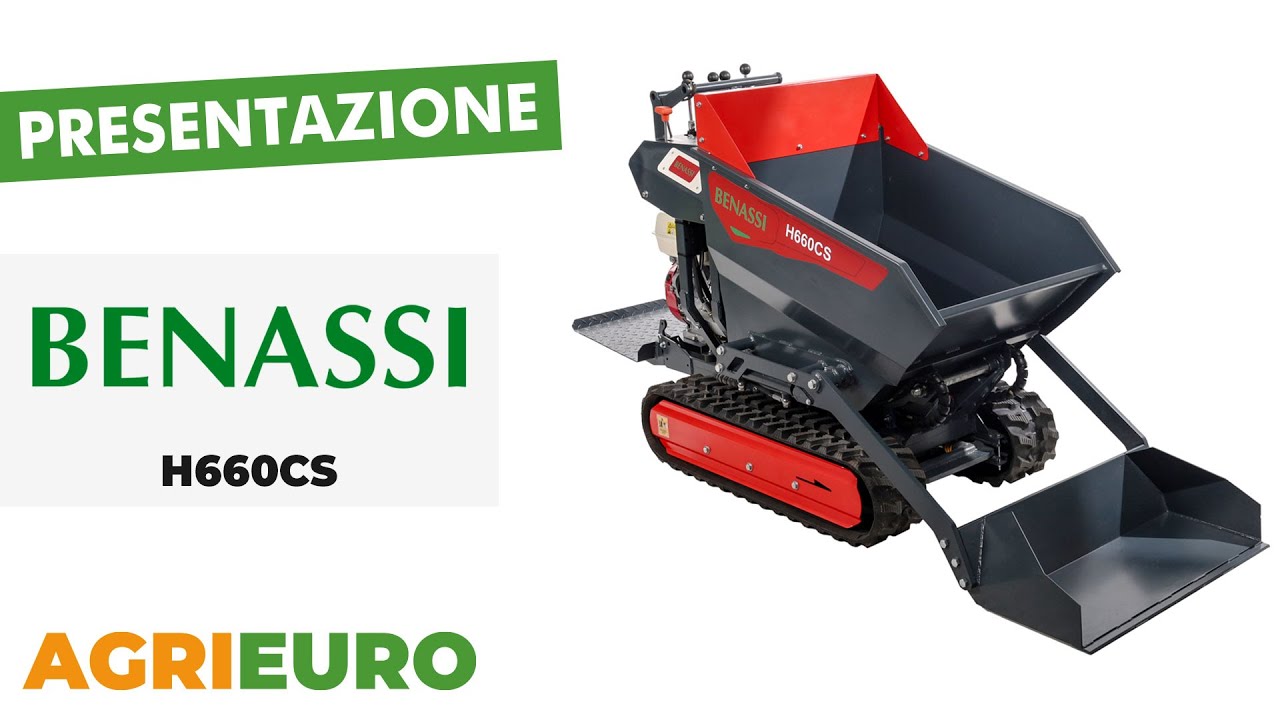 Benassi H660CS - Motocarriola cingolata - Presentazione