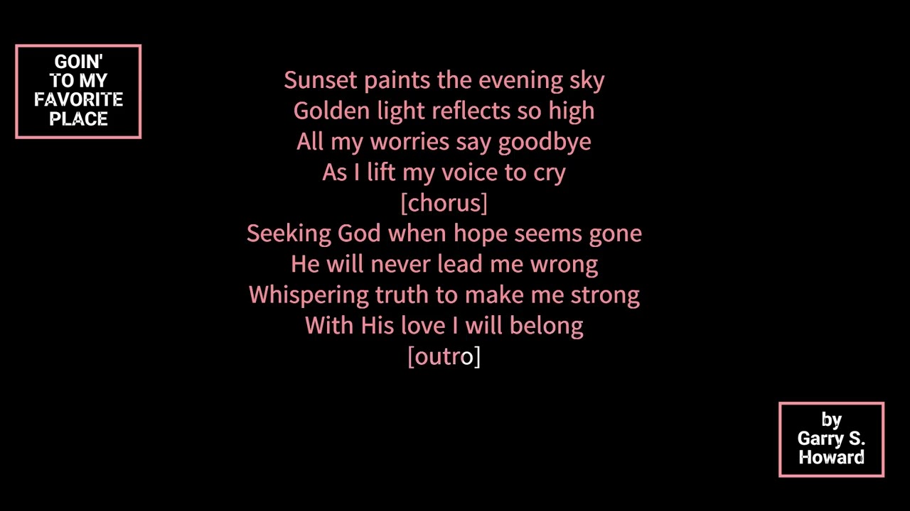 Seeking God - Extended Version - Christian Contemporary by Garry S. Howard