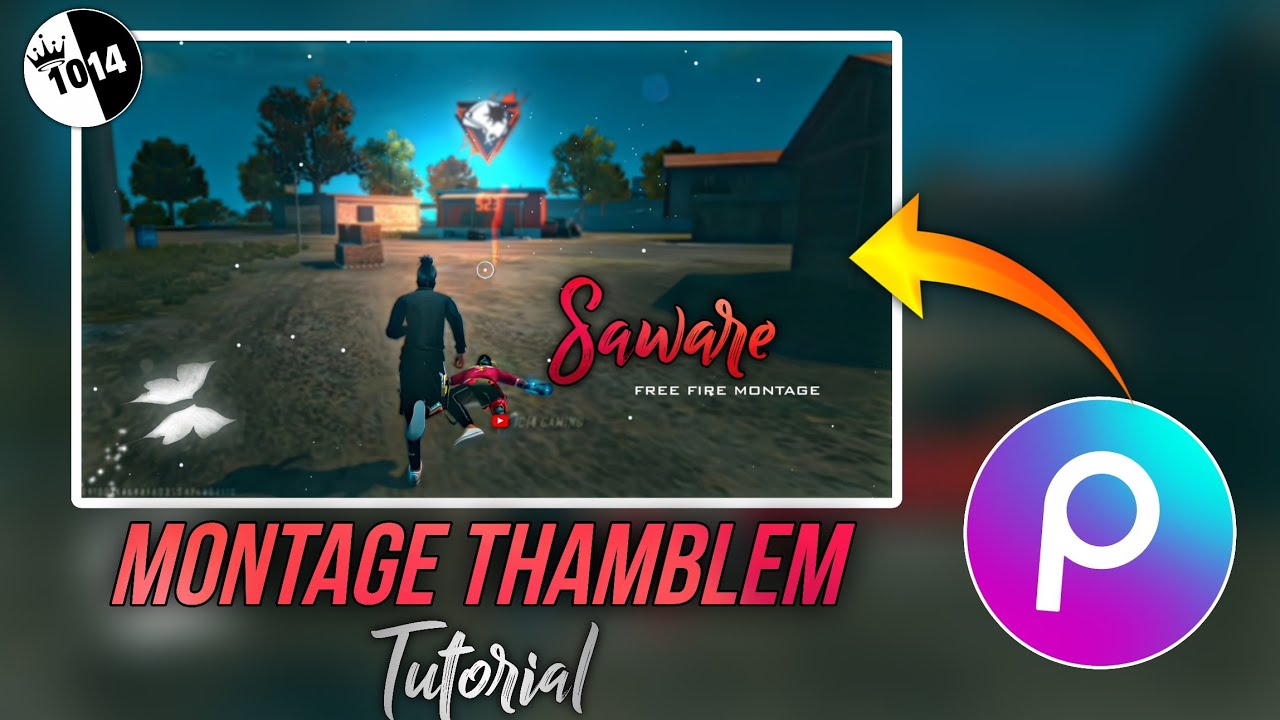 1014 Gaming Free Fire Montage Thumbnail Tutorial | Thamblem Tutorial Video | Thamblem Tutorial Video