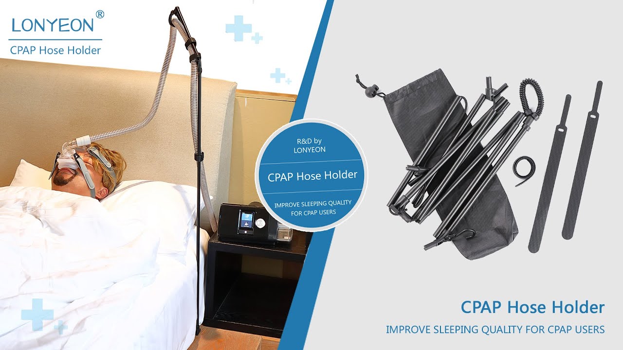 LONYEON CPAP Hose Holder Hanger for Preventing Tube Leakage and Tangle,Make You Sleep Safely Soundly