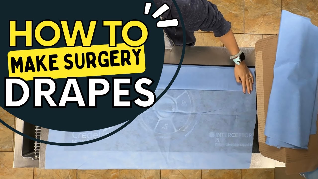 Veterinary Surgery Drapes: Easy Step-by-Step Folding Technique