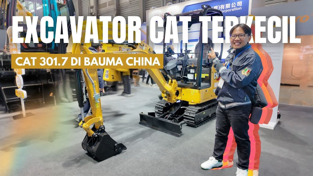 Super Kecil! Alat Berat Mini Excavator CAT CAT301.7!