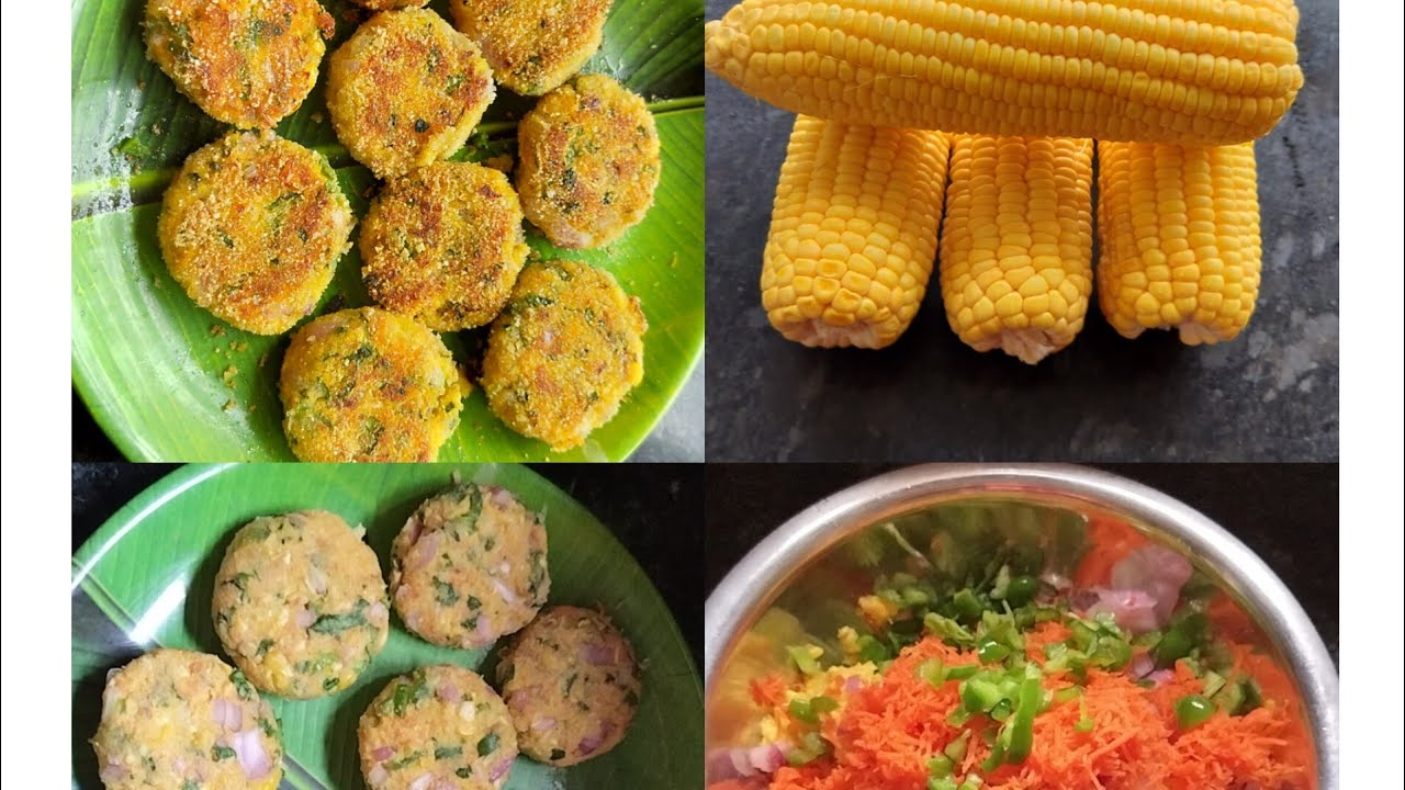 💁🏻‍♀️ कमी तेलात बनवा टेस्टी कॉर्न कटलेट रेसिपी | corn cutlet tikki 