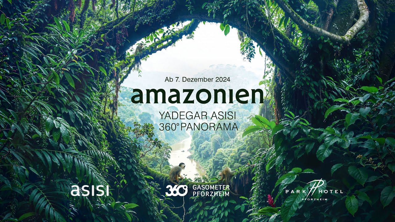 AMAZONIEN Panorama - Yadegar Asisi im Gasometer Pforzheim