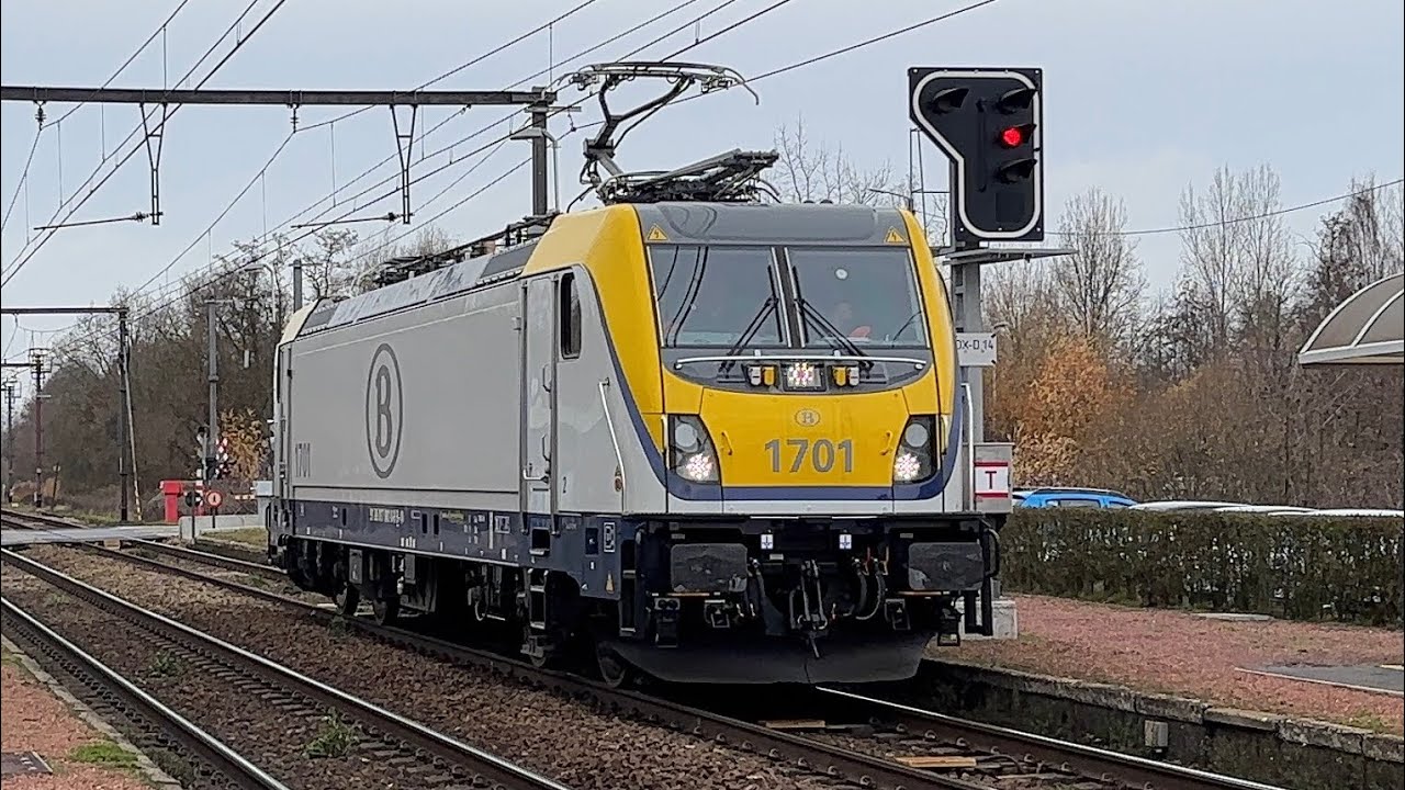 Trains at Schulen Station (4K) 11-12-25