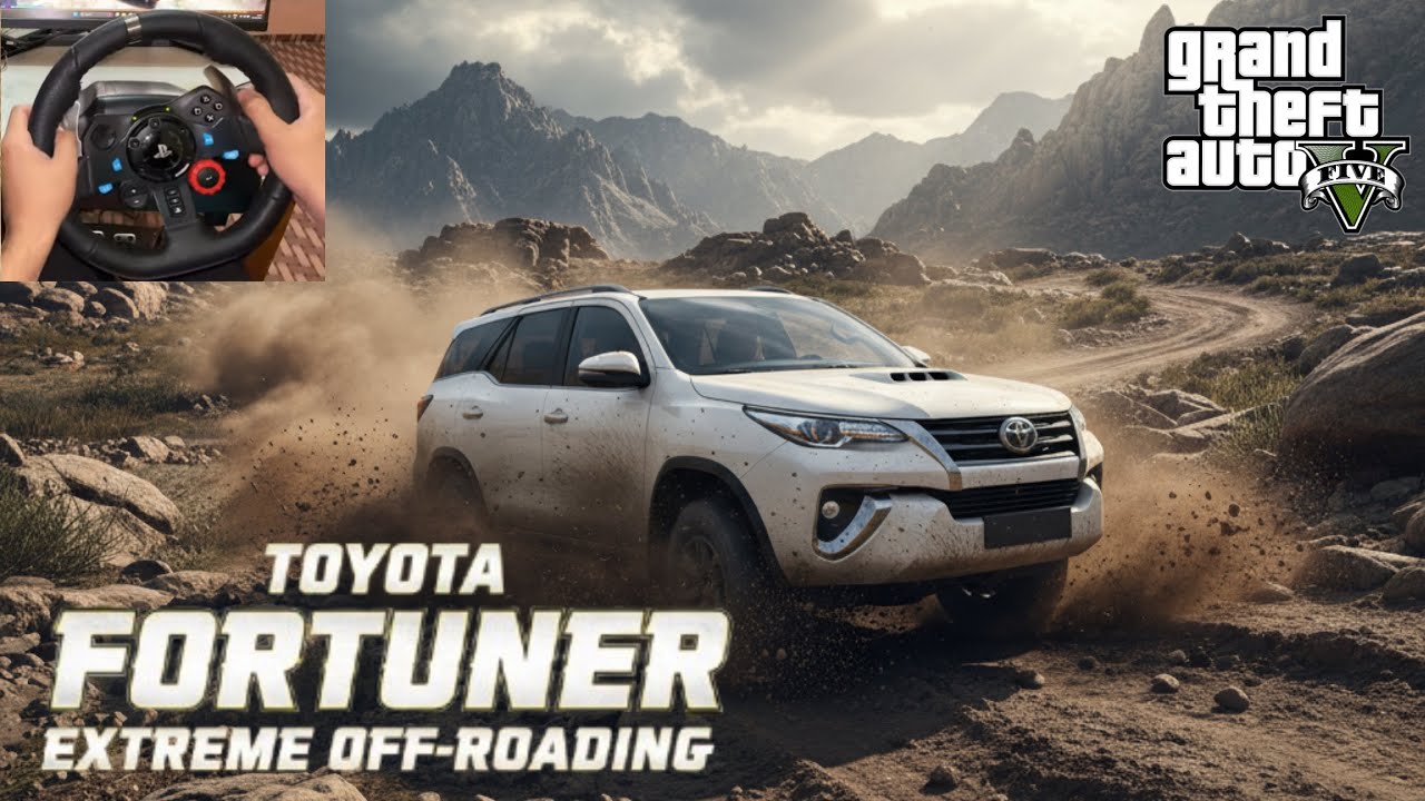 Driving Toyota Fortuner With Logitech G29 GTA 5