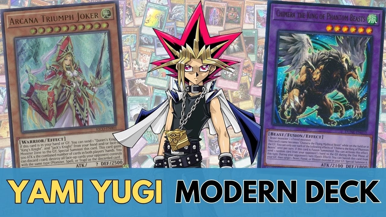 Колода персонажей Ями Юги с современными картами!