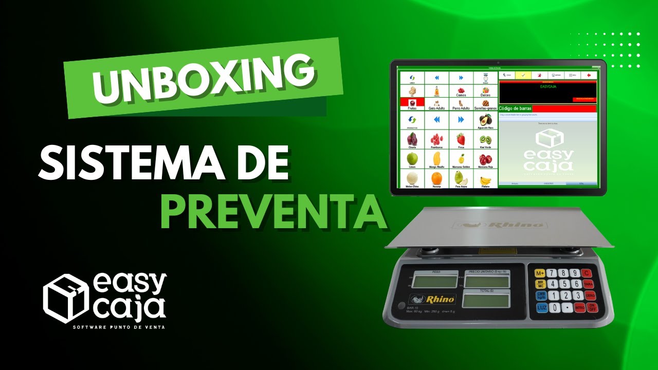 Sistema de preventa con báscula