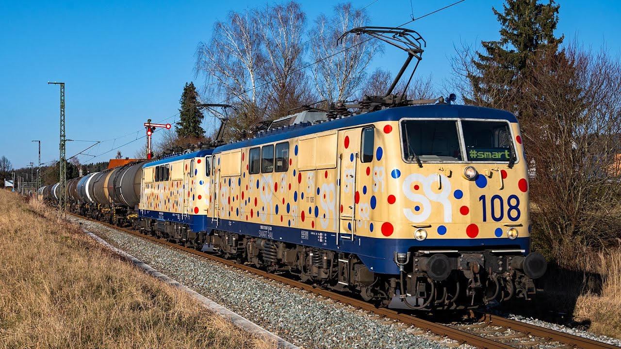 Smart Rail Kesselzug, BayernBahn BR 110 + ARS Altmann, Stadler Euro Dual uvm auf der Frankenwaldbahn