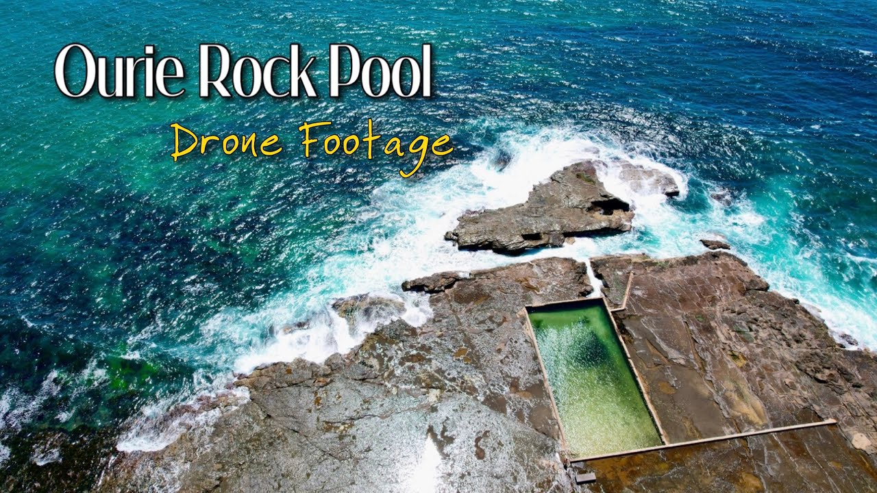 Ourie Rock Pool | Drone Footage | NSW Australia #travel #travelvlog #nsw #beach #drone #australia
