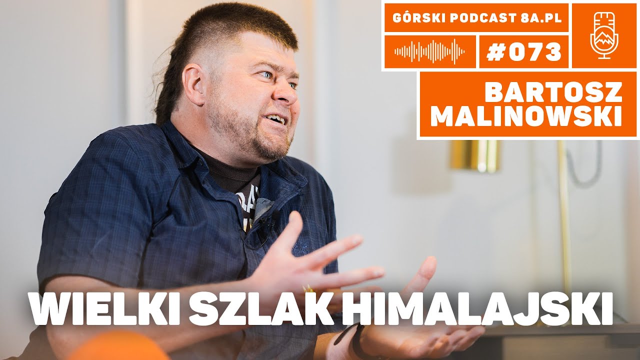 Wielki Szlak Himalajski. Bartosz Malinowski. Podcast Górski 8a.pl #073
