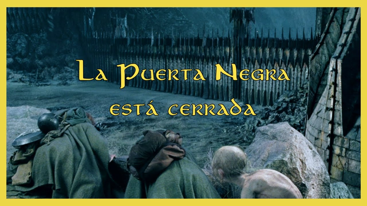 La llegada a la Puerta Negra (y cómo Gollum convenció a Frodo en el libro Las Dos Torres) 