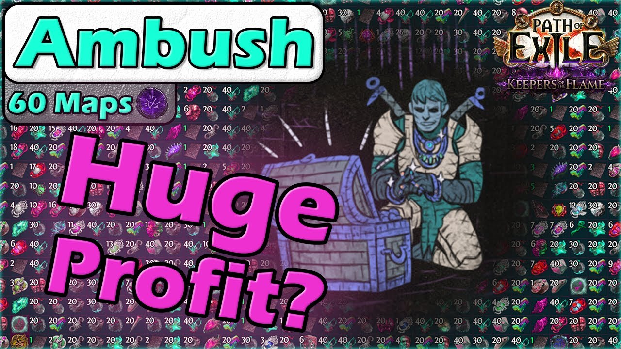 Ambush Loot Explosion? 60&times; T17 Maps Tested &ndash; Here&rsquo;s What Dropped! | Keepers of Flame 3.27