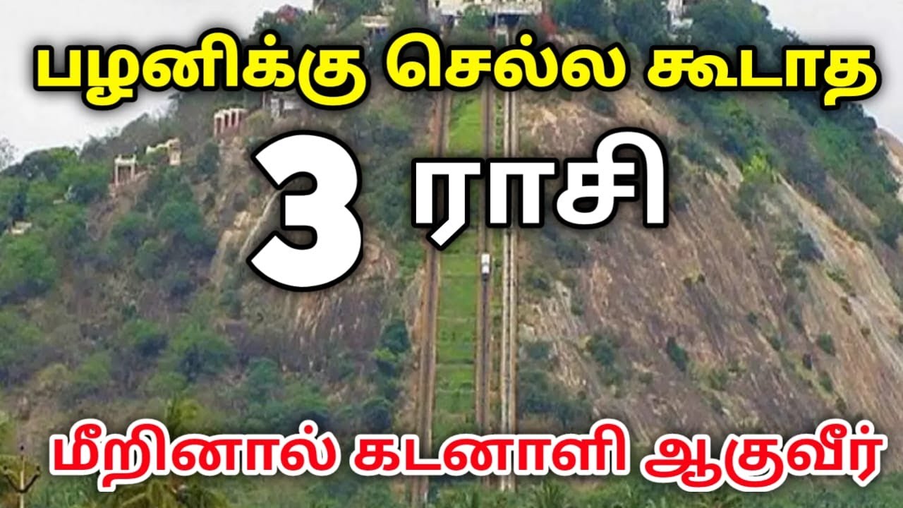 இந்த 3 ராசி பழனிக்கு சென்றால் மிகப் பெரிய கோடீஸ்வரர் ! எந்த ராசி சென்றால் கடனாளி ! #pazhani #பழனி