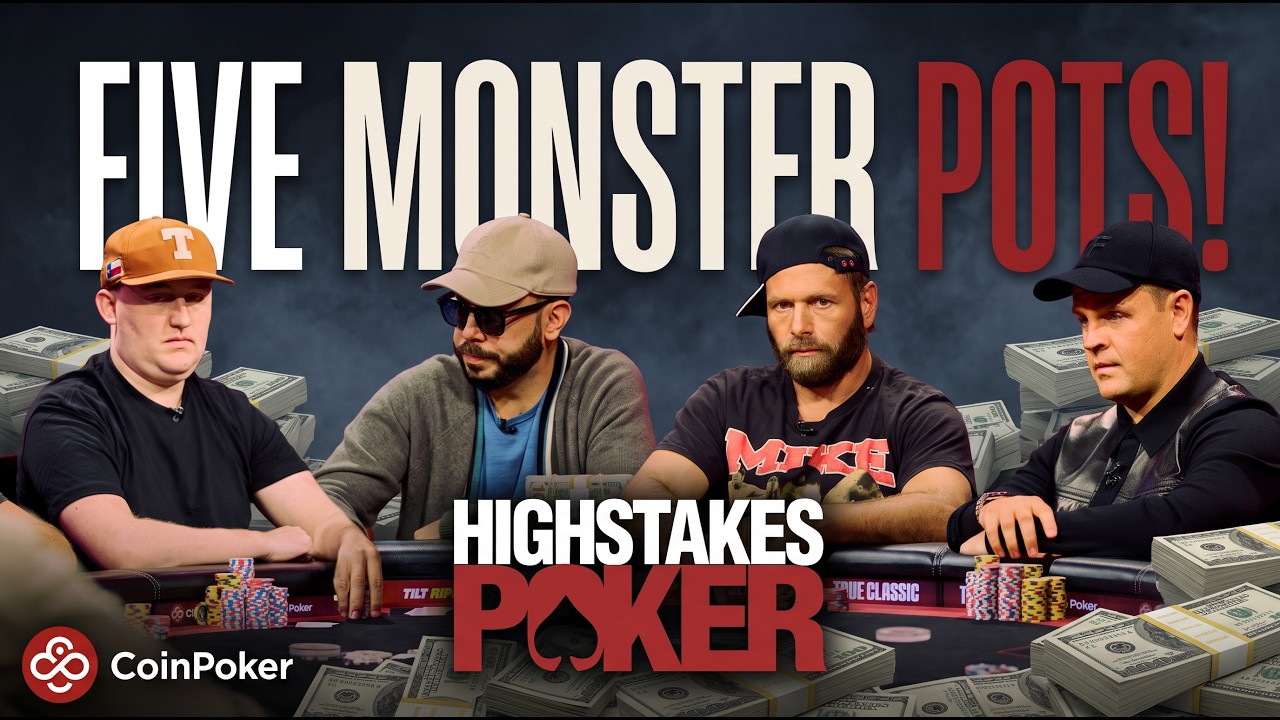Andrew Robl, Texas Mike, Eric Wasserson & Rick Salomon Play MONSTER POTS on High Stakes Poker