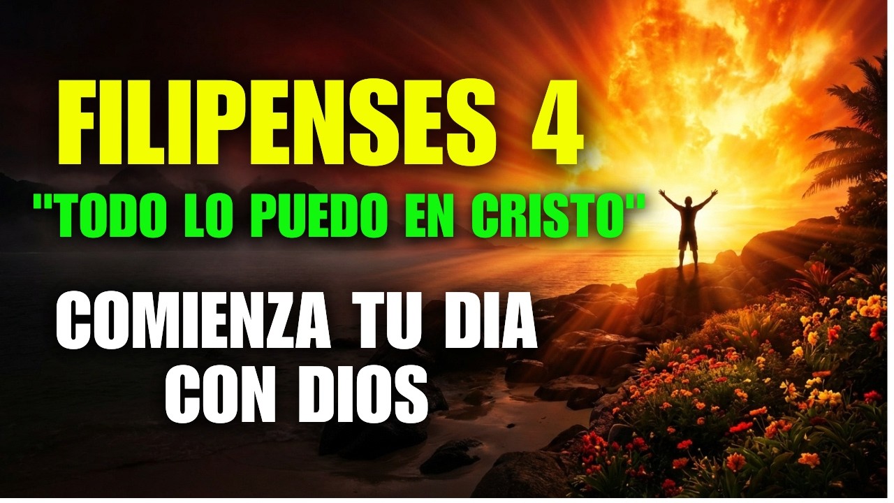 ORACIÓN PODEROSA Todo Lo Puedo En Cristo Que Me Fortalece | FILIPENSES 4:13
